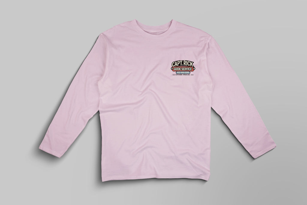 Capt. Rick Logo Long Sleeve Pink