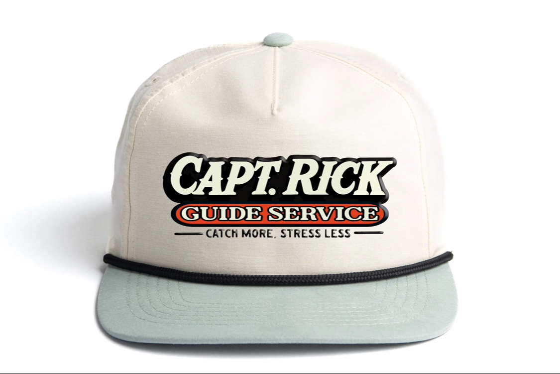 Capt. Rick Rope Hat Bone Seagram